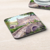 Het Schilderen van de Waterverf van de Stone Brug Drankjes Onderzetter (Linkerzijde)