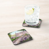 Het Schilderen van de Waterverf van de Stone Brug Drankjes Onderzetter (Rechterzijde)