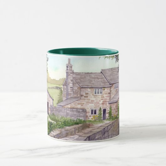 Het Schilderen van de Waterverf van de Stone Brug Mok (Midden)