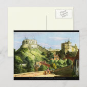 Het Schilderen van de Waterverf van het Kasteel Briefkaart (Voorkant / Achterkant)