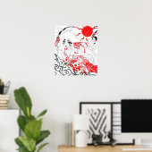 Het schilderen van de wereld poster (Thuiskantoor)