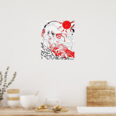 Het schilderen van de wereld poster (Keuken)