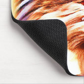 Het schilderen van een verbluffend Eagles gezicht. Muismat (Hoek)