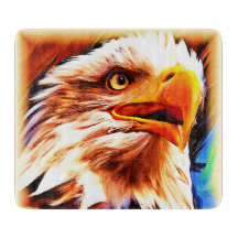 Het schilderen van een verbluffend Eagles gezicht.