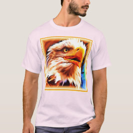 Het schilderen van een verbluffend Eagles gezicht. T-shirt