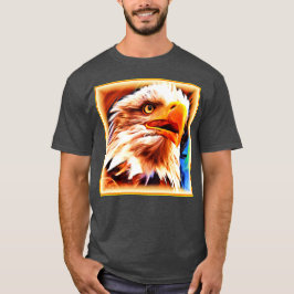 Het schilderen van een verbluffend Eagles gezicht. T-shirt