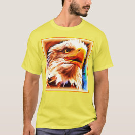 Het schilderen van een verbluffend Eagles gezicht. T-shirt