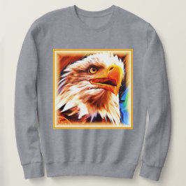 Het schilderen van een verbluffend Eagles gezicht. Trui