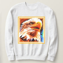Het schilderen van een verbluffend Eagles gezicht. Trui