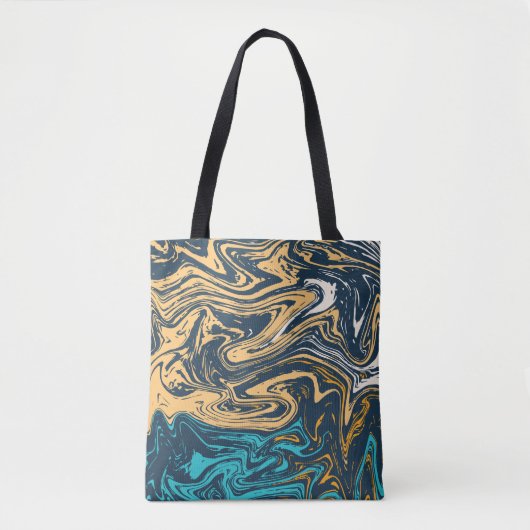 Het schilderen van golven tote bag (Voorkant)