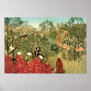 Het Schilderen van Henri Rousseau Poster