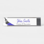 Het Schilderen van het Bedrijf van de Dienst van d Bureau Naambordje (Voorkant)