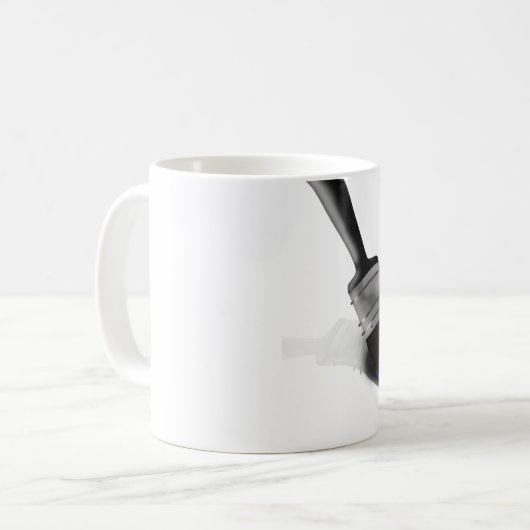 Het Schilderen van het Bedrijf van de Dienst van d Koffiemok (Voorkant links)