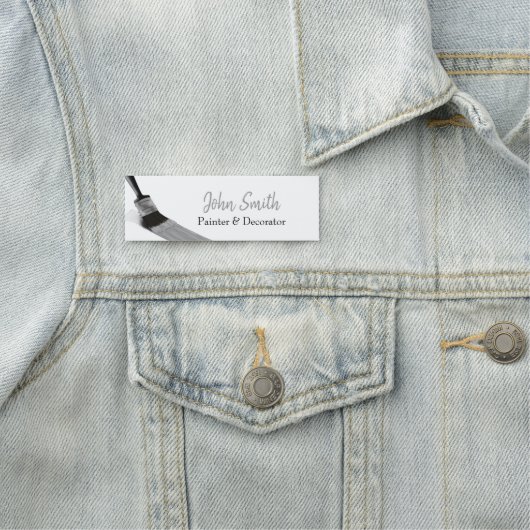 Het schilderen van het Bedrijf van de Dienst van d Naamplaatje (In situ)