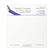 Het Schilderen van het Bedrijf van de Dienst van d Notitieblok (Voorkant)