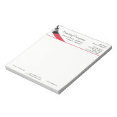 Het schilderen van het Bedrijf van de Dienst van d Notitieblok (Linkerzijde)