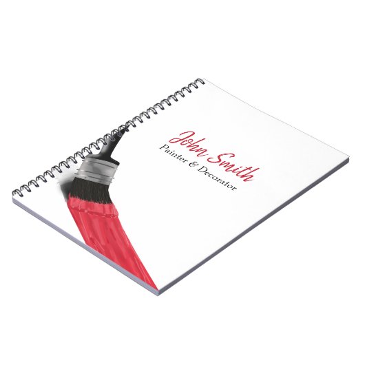 Het schilderen van het Bedrijf van de Dienst van d Notitieboek (Linkerzijde)