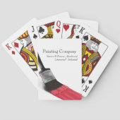 Het schilderen van het Bedrijf van de Dienst van d Pokerkaarten (Achterkant)