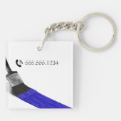 Het Schilderen van het Bedrijf van de Dienst van d Sleutelhanger (Achterkant)