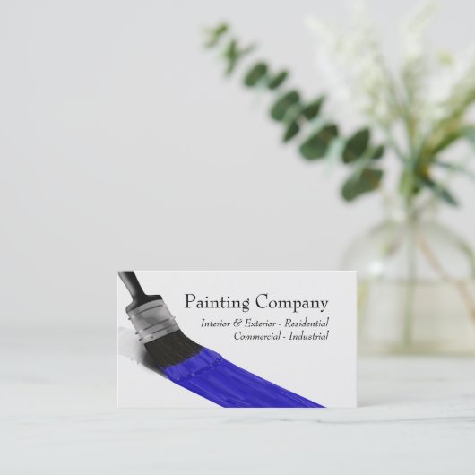 Het Schilderen van het Bedrijf van de Dienst van d Visitekaartje (Staand voorkant)