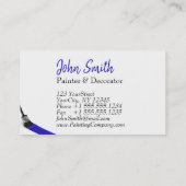 Het Schilderen van het Bedrijf van de Dienst van d Visitekaartje (Achterkant)