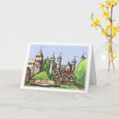 Het Schilderen van het Dorp van de renaissance Kaart (Gele Bloem)