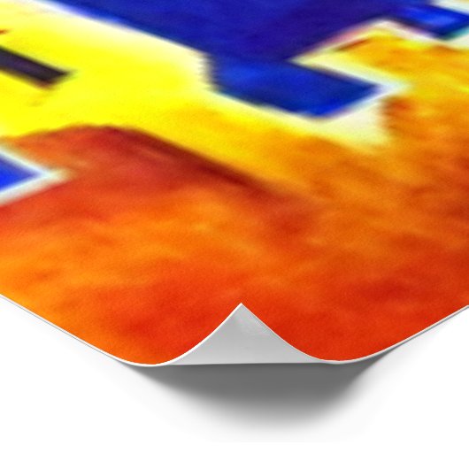 Het schilderen van het kasteel van Dream in het Po Poster (Hoek)