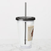 Het schilderen van Ierse rode en witte zetters - O Acryl Drinkbeker (Rechts)