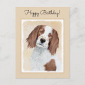 Het schilderen van Ierse rode en witte zetters - O Briefkaart (Voorkant)