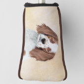 Het schilderen van Ierse rode en witte zetters - O Golfheadcover (Draai 90)