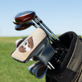 Het schilderen van Ierse rode en witte zetters - O Golfheadcover (Insitu)
