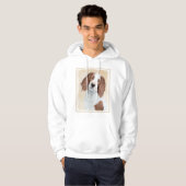 Het schilderen van Ierse rode en witte zetters - O Hoodie (Voorkant volledig)