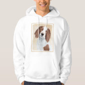 Het schilderen van Ierse rode en witte zetters - O Hoodie (Voorkant)