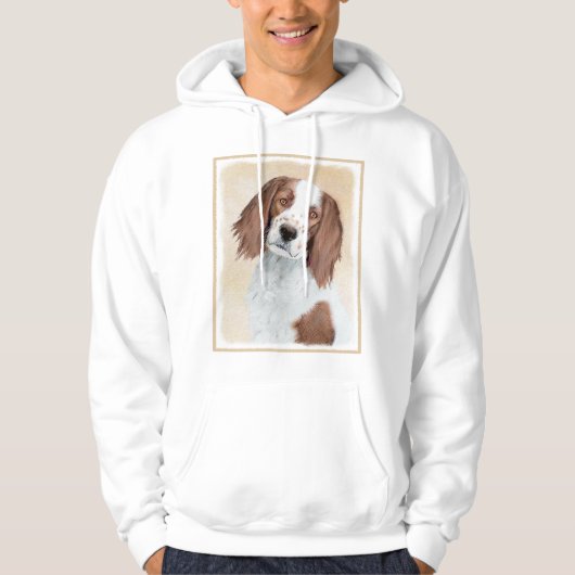 Het schilderen van Ierse rode en witte zetters - O Hoodie (Voorkant)