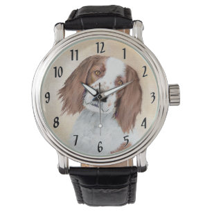 Het schilderen van Ierse rode en witte zetters - O Horloge