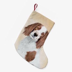 Het schilderen van Ierse rode en witte zetters - O Kleine Kerstsok