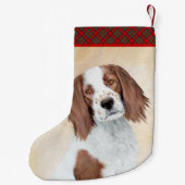 Het schilderen van Ierse rode en witte zetters - O Kleine Kerstsok (Achterkant)