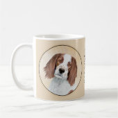 Het schilderen van Ierse rode en witte zetters - O Koffiemok (Links)