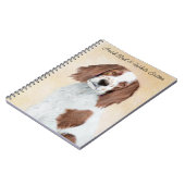 Het schilderen van Ierse rode en witte zetters - O Notitieboek (Linkerzijde)