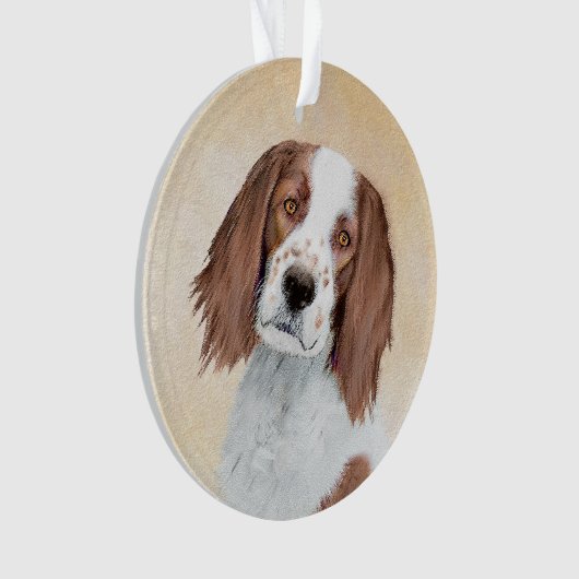 Het schilderen van Ierse rode en witte zetters - O Ornament (voorkant)