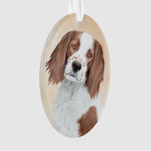 Het schilderen van Ierse rode en witte zetters - O Ornament (voorkant)