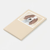Het schilderen van Ierse rode en witte zetters - O Post-it® Notes (Schuin)
