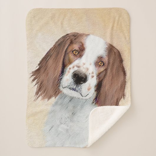 Het schilderen van Ierse rode en witte zetters - O Sherpa Deken (Voorkant)