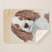 Het schilderen van Ierse rode en witte zetters - O Sherpa Deken (Voorkant (horizontaal))