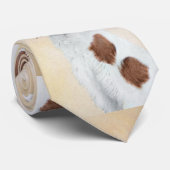 Het schilderen van Ierse rode en witte zetters - O Stropdas (Opgerold)