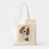 Het schilderen van Ierse rode en witte zetters - O Tote Bag (Achterkant)