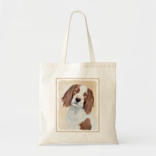 Het schilderen van Ierse rode en witte zetters - O Tote Bag (Voorkant)