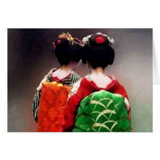 Het schilderen van Japanse Maiko