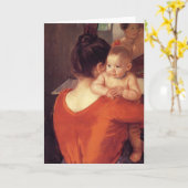 Het Schilderen van Mary Cassatt Kaart (Gele Bloem)