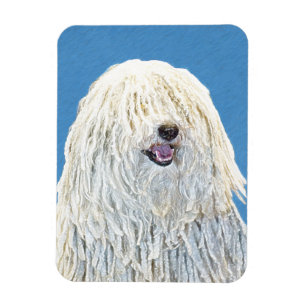 Het Schilderen van Puli - het Leuke Originele Art. Magneet